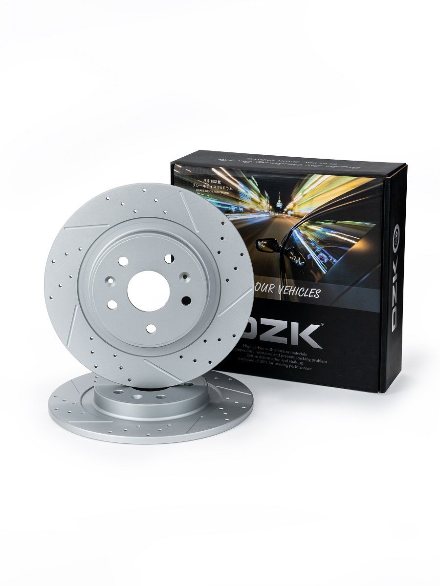 Chery Tiggo 4/4pro/5/Omoda C5 2WD. Передние перфорированные тормозные диски DZK21933. 204000081AA/204006709AA - Фото 1