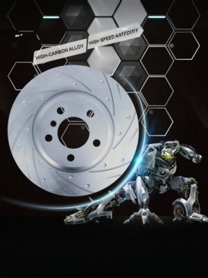 HAVAL Jolion 2WD (до 2023г). Комплект задних слотированных/перфорированных тормозных дисков DZK. 3502102XGW02A - Миниатюра 1